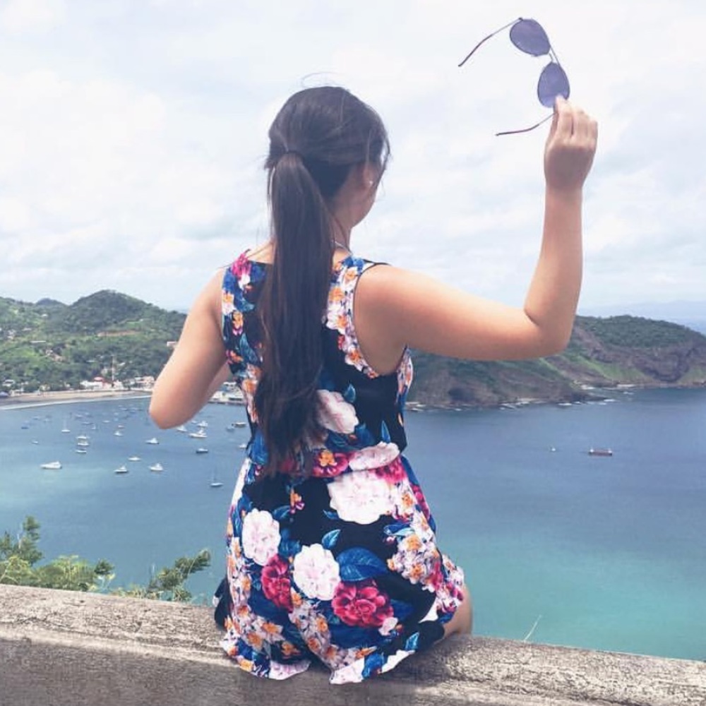 MINKPINK floral romper